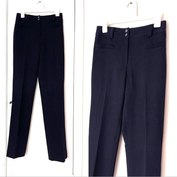 Per Se wool trousers dress pants in blue - Picture 1 of 8